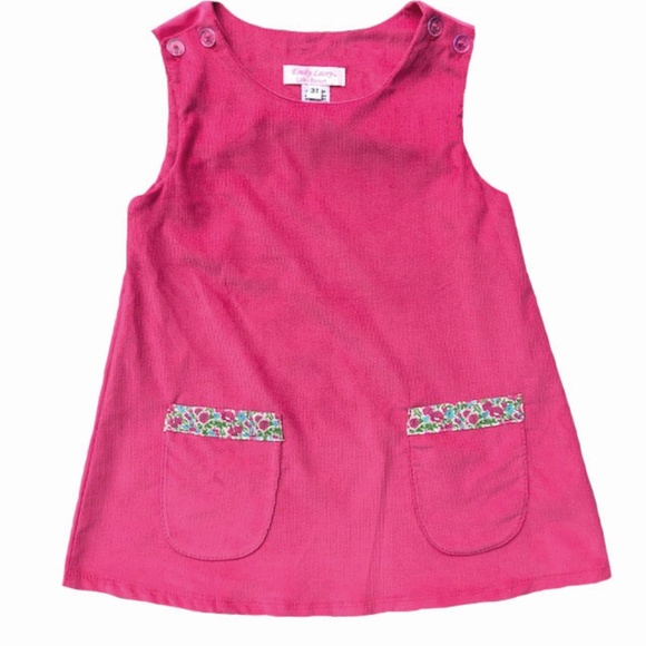 NEW Emily Lacey Liberty of London Pink Dress - Picture 1 of 3